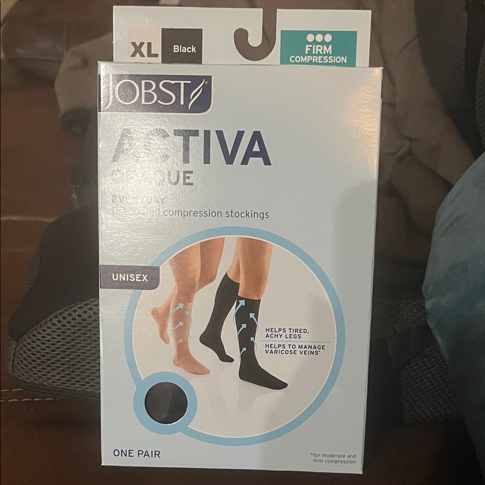 JOBST Black Firm Compression Socks for Women